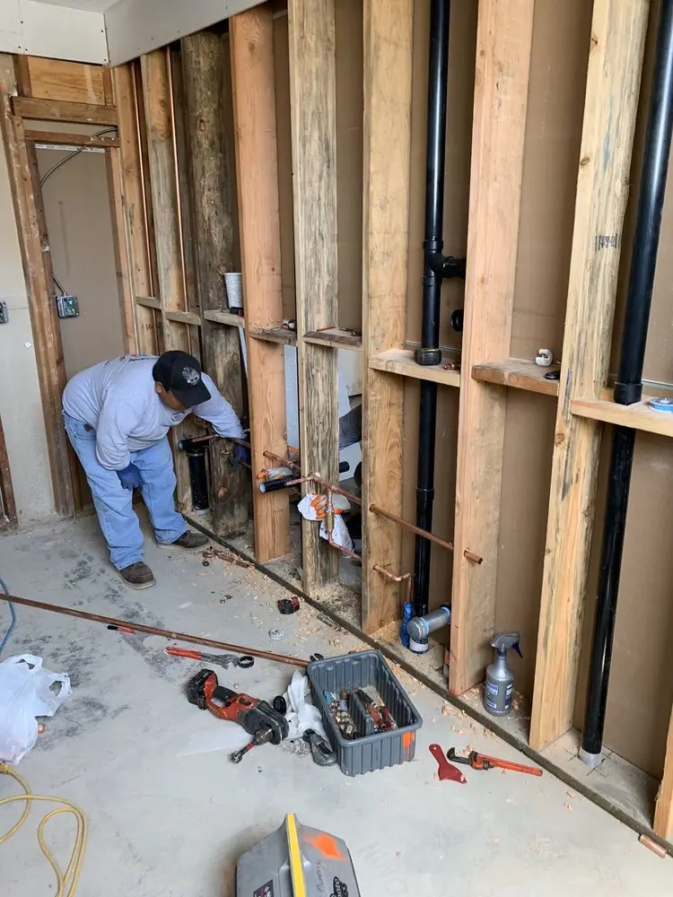 Commercial rough-in plumbing for Commercial Plumbing in Newport